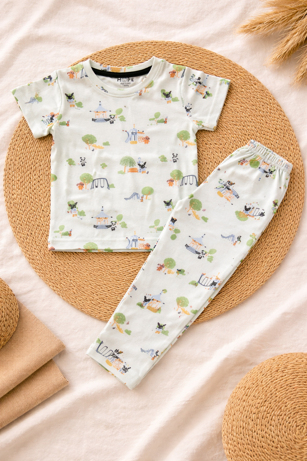 Green Park Interlock Cotton Co-Ord Sets (1 Year to 5 Years)