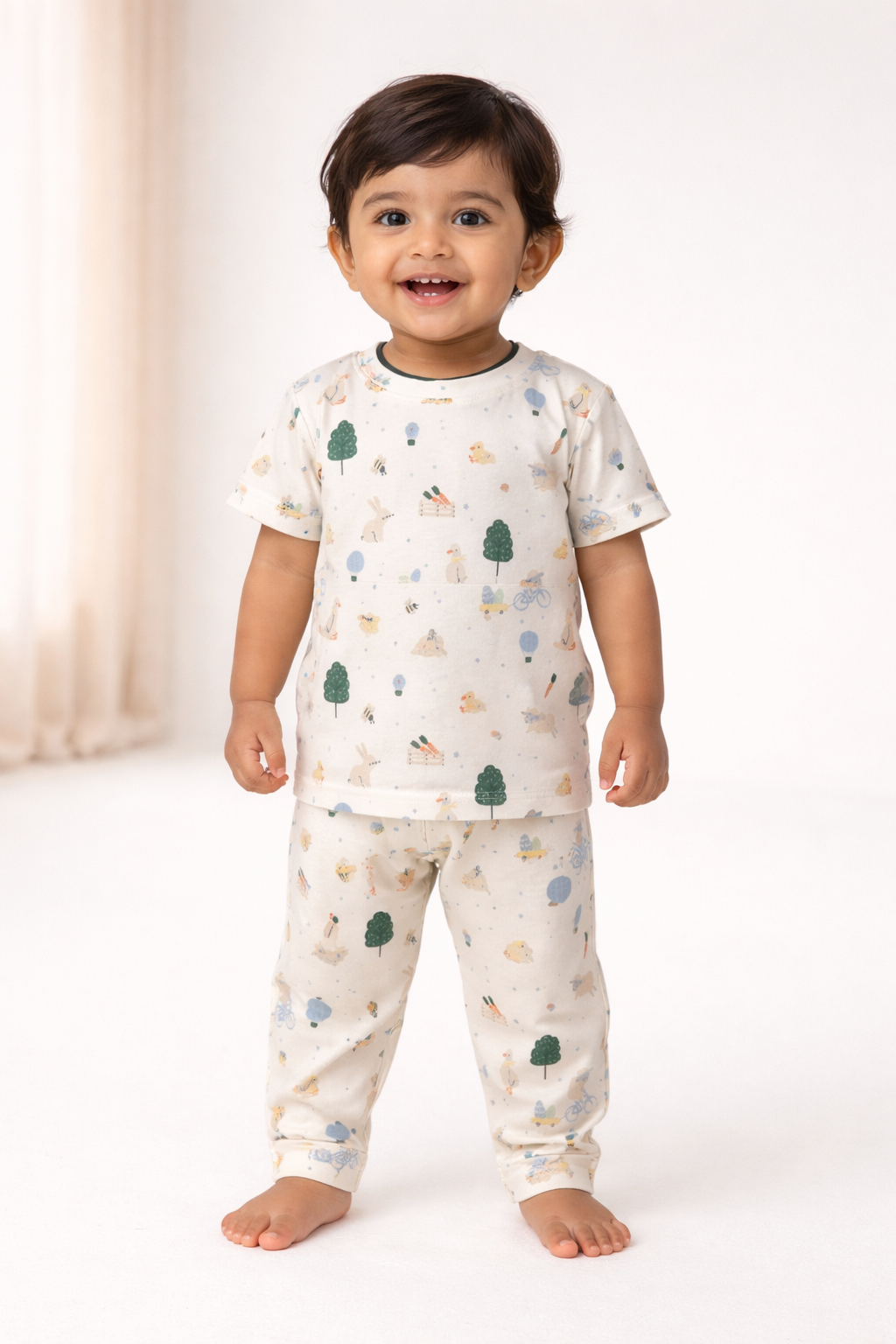 Hill Breeze Interlock Cotton Co-Ord Sets (1 Year to 5 Years)