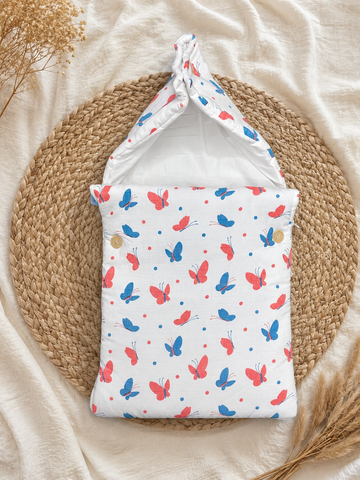 Butterfly Themed 2 in 1 Muslin Carry Bed