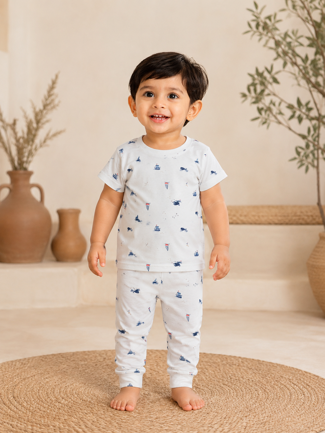 Ship Themed Pant Set (1 Year to 5 Years)