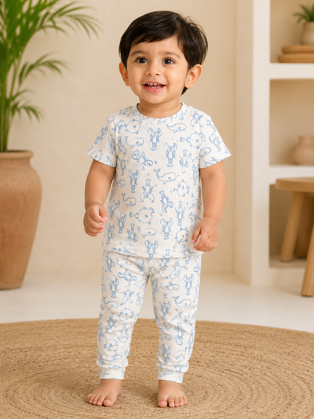 Sea Themed Pant Set (1 Year to 5 Years)