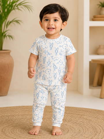 Sea Themed Pant Set (1 Year to 5 Years)
