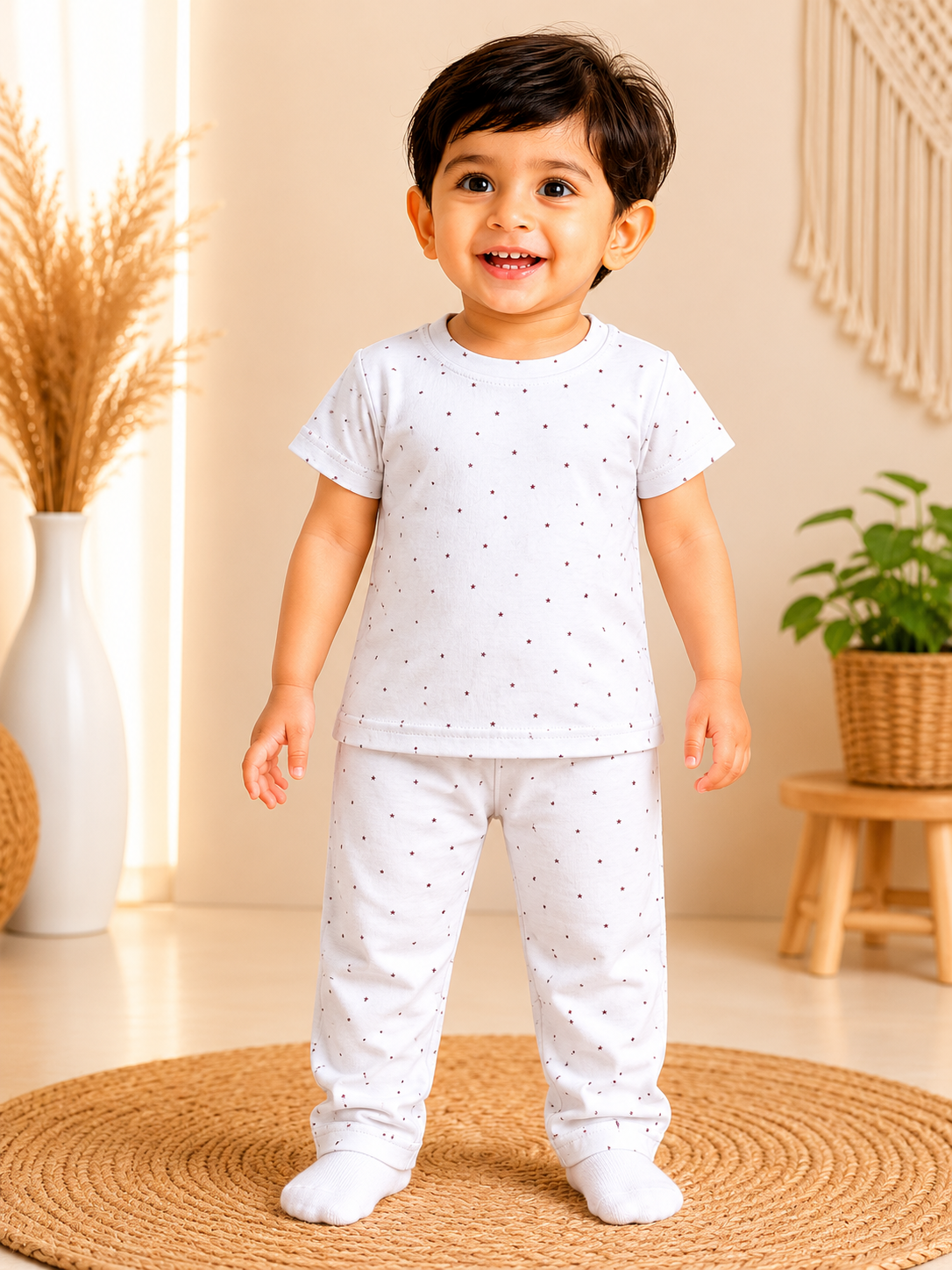 Lilac Star Pant Set (1 Year to 5 Years)