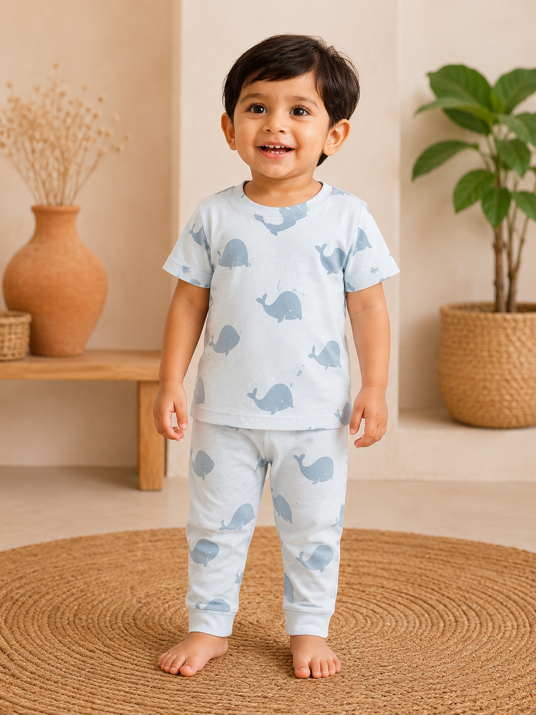 Blue Whale Pant Set (1 Year to 5 Years)