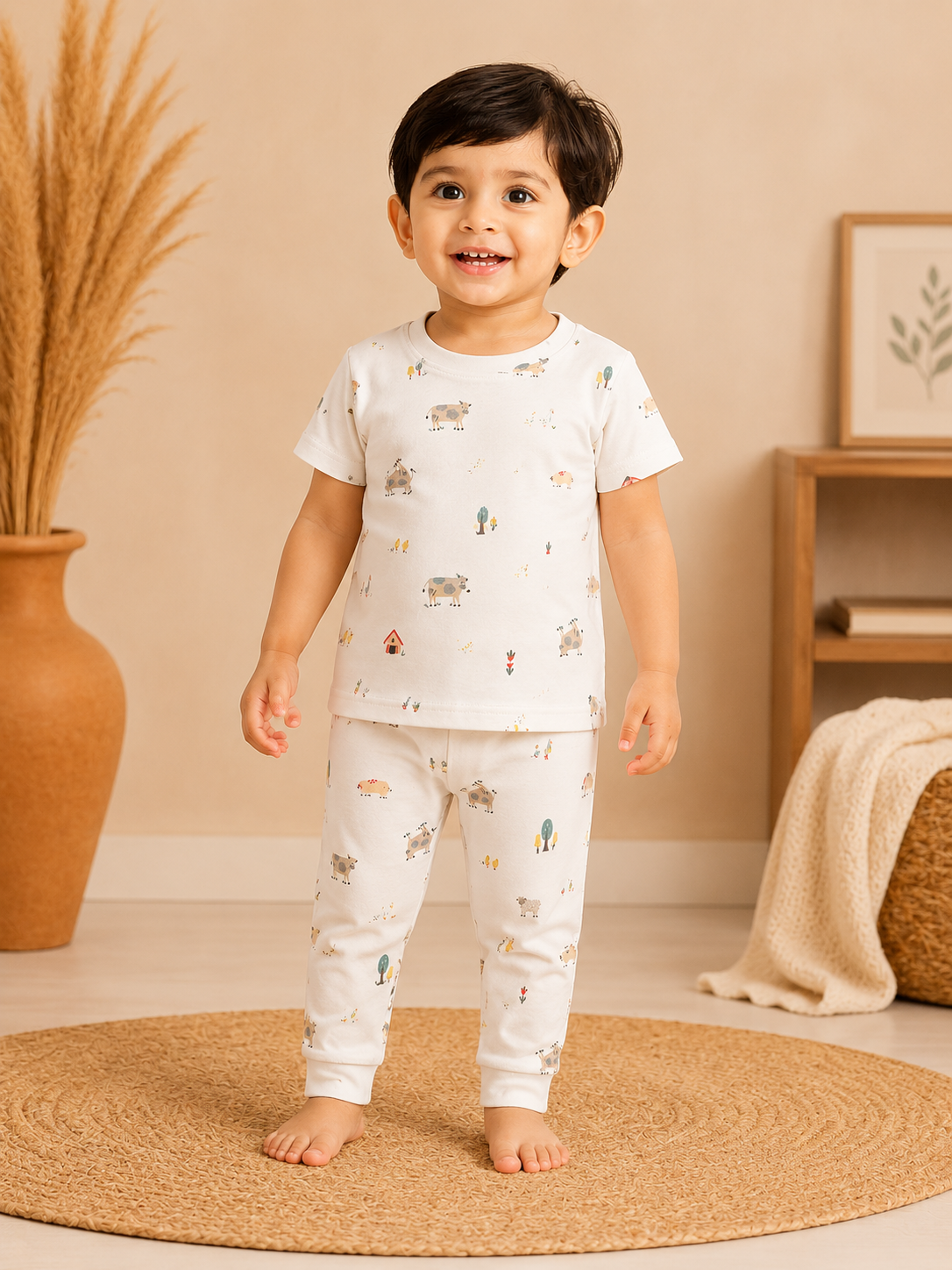 Animal Themed Interlock Co-Ord Sets (1 Year to 5 Years)