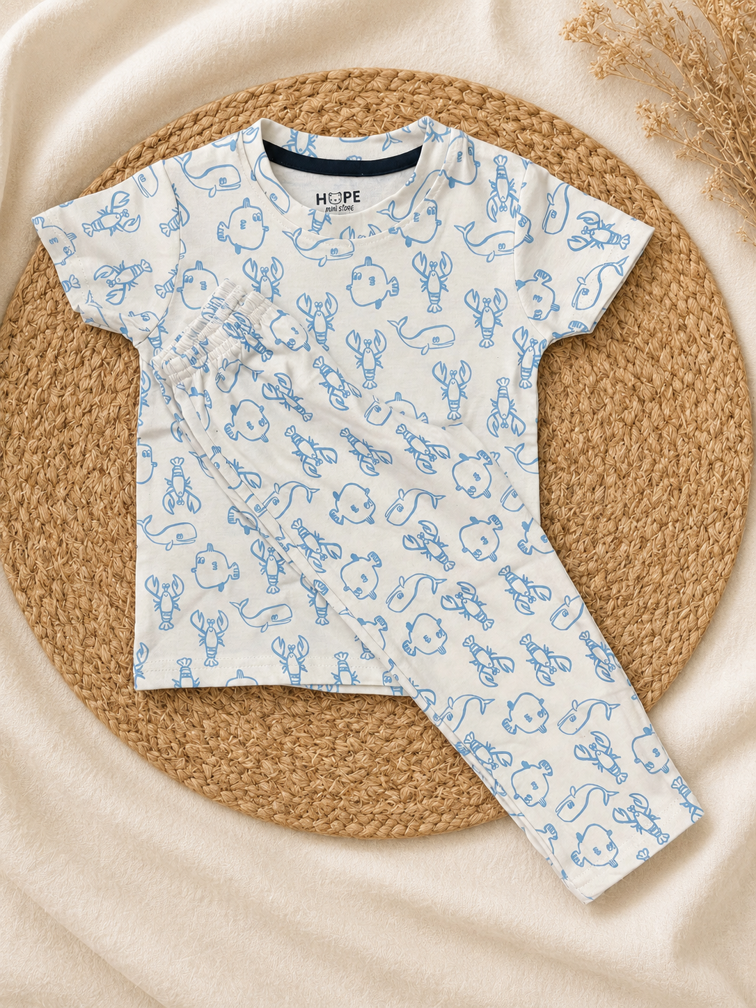 Sea Themed Pant Set (1 Year to 5 Years)
