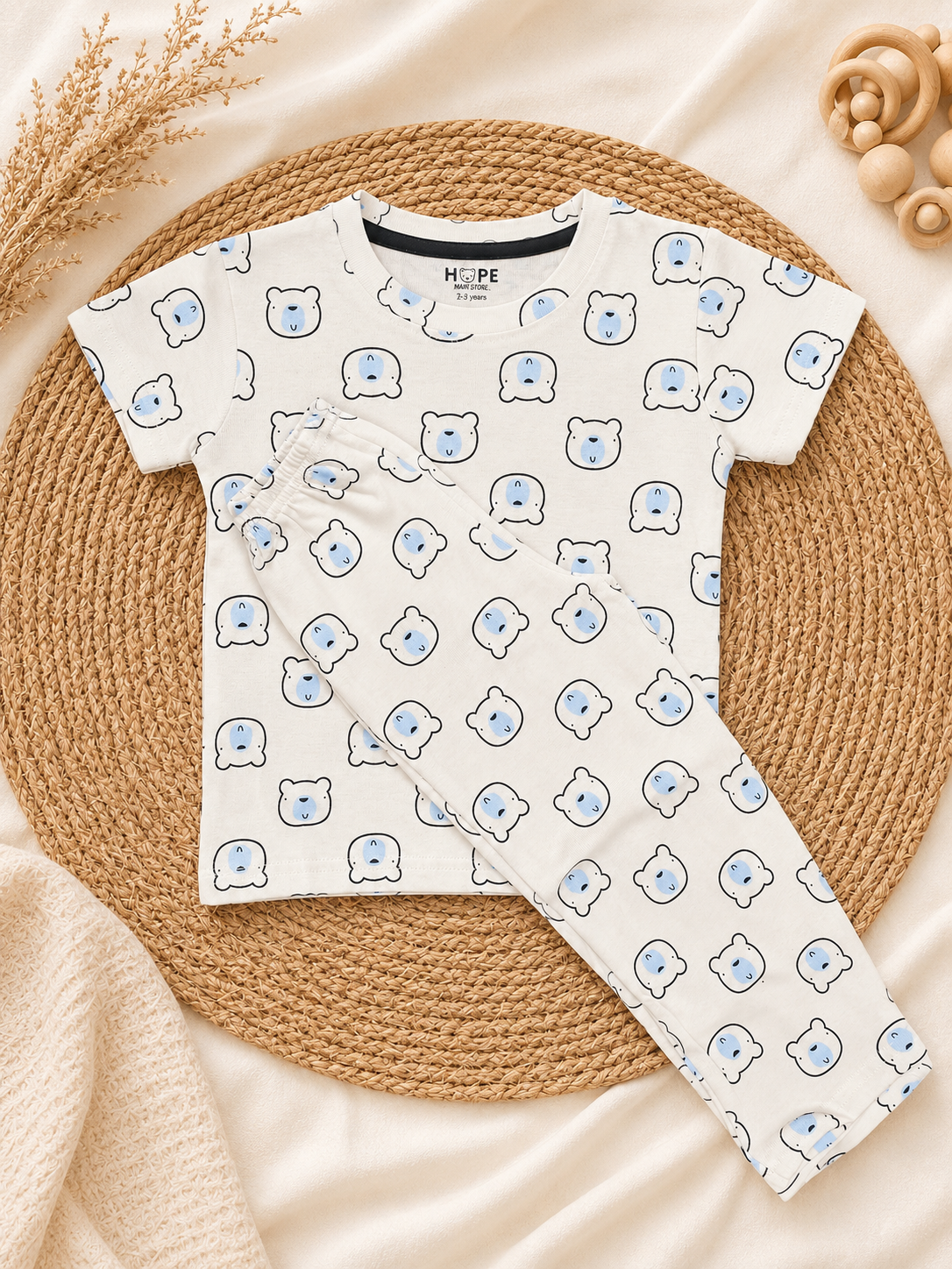 Teddy Face Pant Set (1 Year to 5 Years)