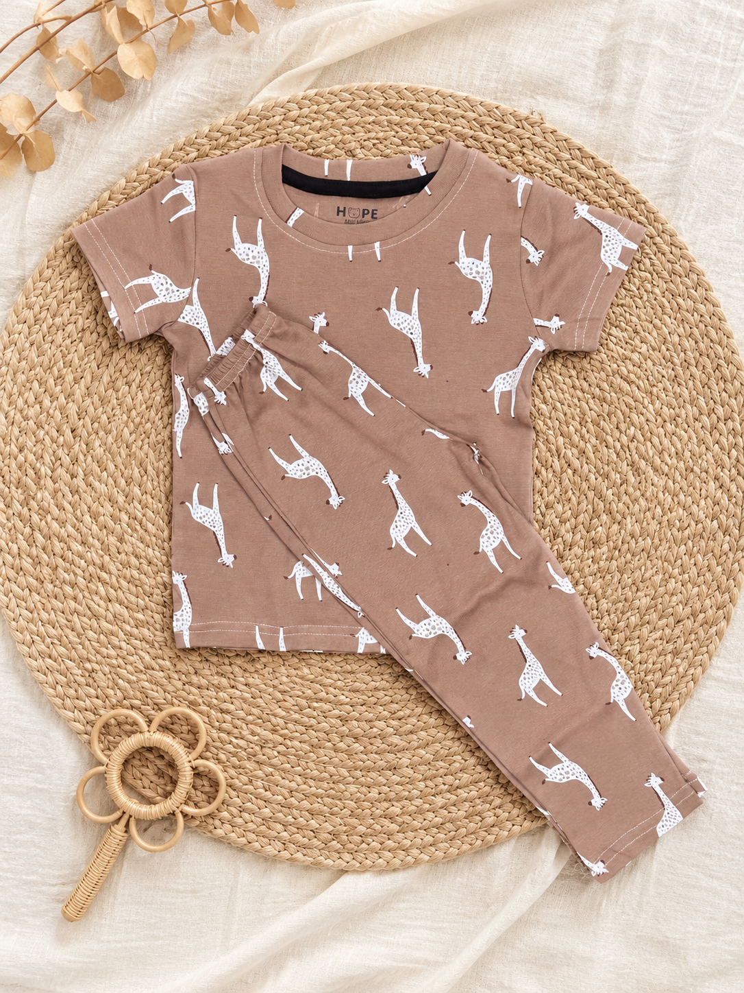 Brown Giraf Pant Set (1 Year to 5 Years)