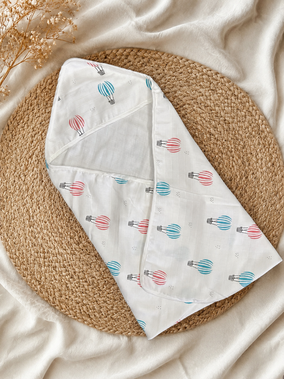 Parachute Muslin Hooded Baby Towel