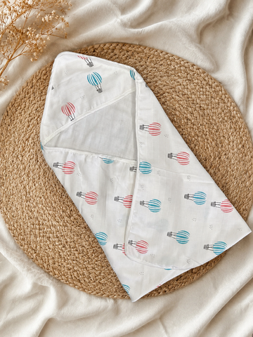 Parachute Muslin Hooded Baby Towel