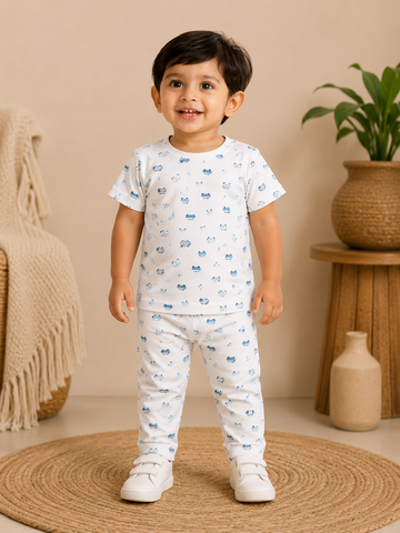 Vehicle themed Interlock Co-Ord Sets (1 Year to 5 Years)