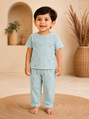 Snail Themed Interlock Co-Ord Sets (1 Year to 5 Years)