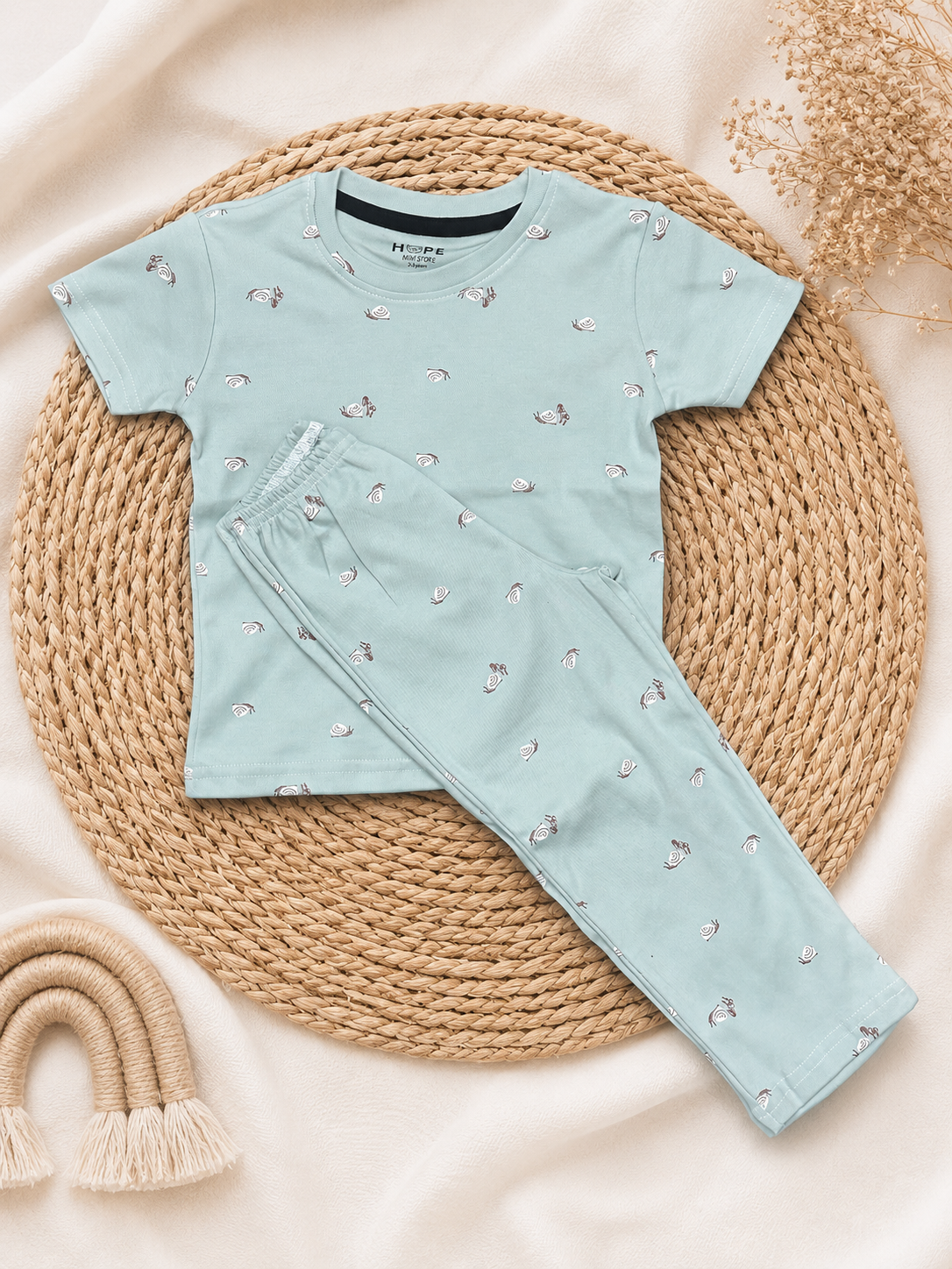 Snail Themed Interlock Co-Ord Sets (1 Year to 5 Years)