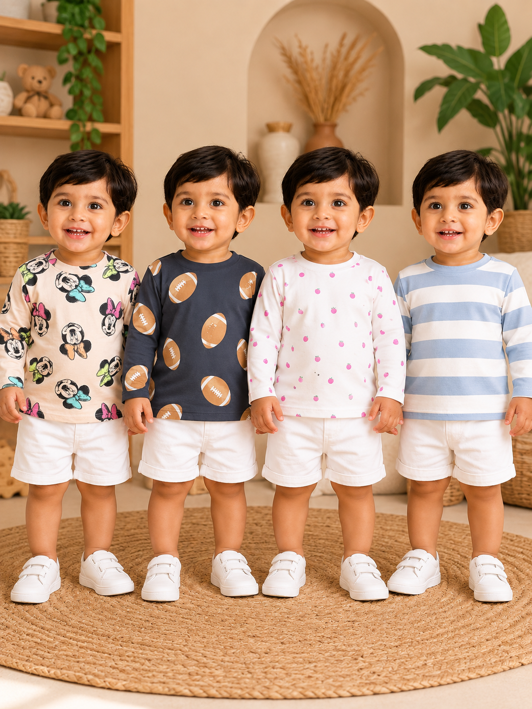 Full Sleeve T-shirt Combo (2 to 5 Years) | Random (T-Shirts Only) |