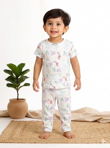 Stylish Cartoon Interlock Co-Ord Sets (1 Year to 5 Years)