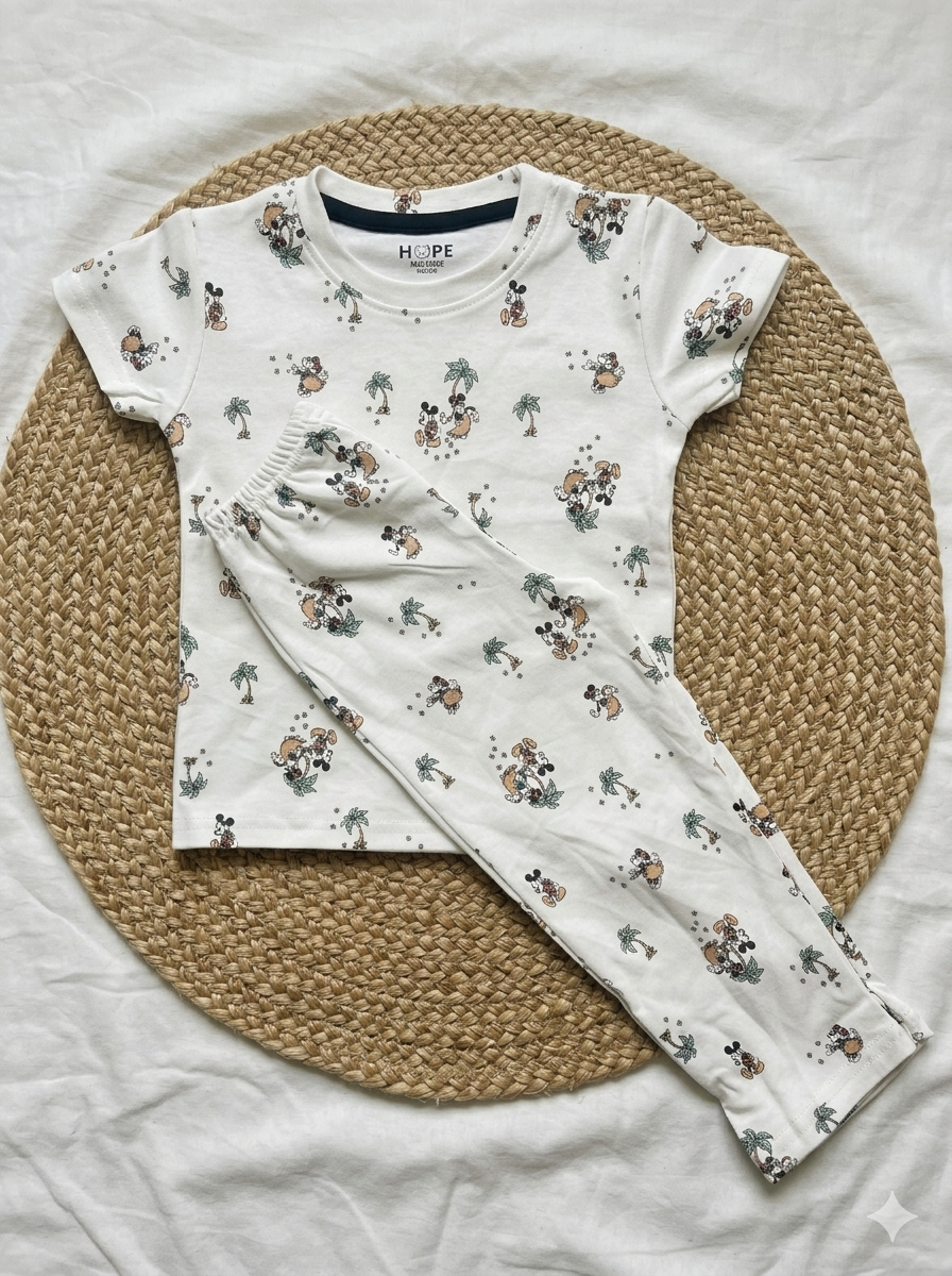 Stylish Mickey Interlock Co-Ord Sets (1 Year to 5 Years)