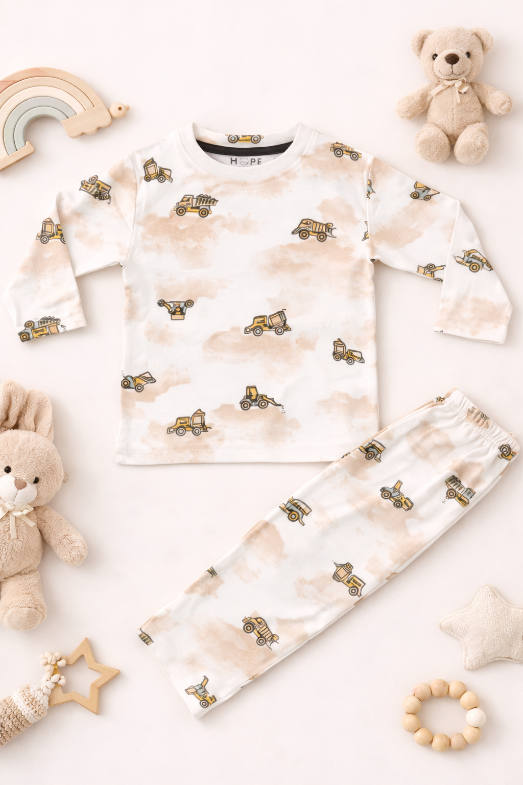 JCB Print Baby Co-ord Set (6 Months to 5 Years)