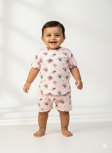 Butterfly Print Baby Set