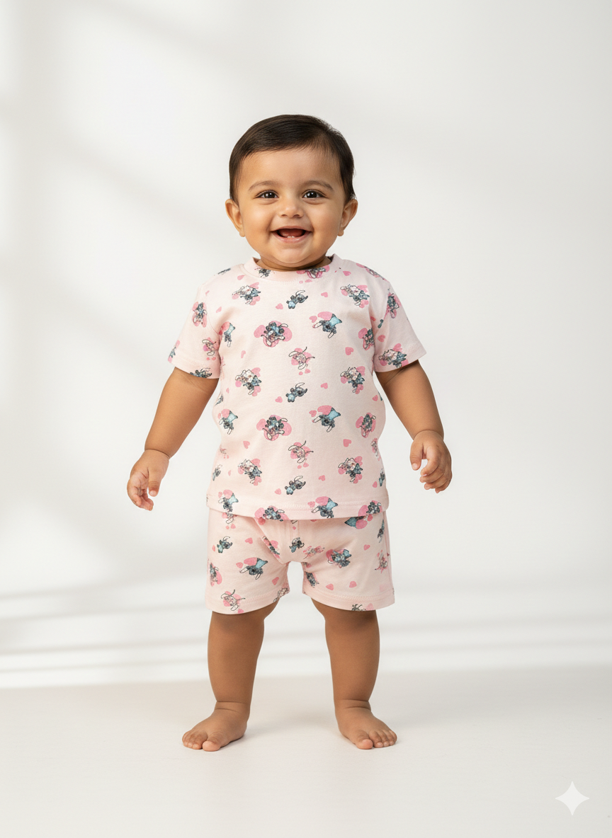 Butterfly Print Baby Set