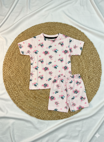 Cartoon Print Baby Co-ord Set