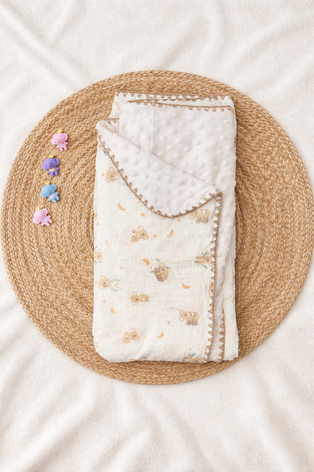 MoonBear Muslin Bubble Blanket