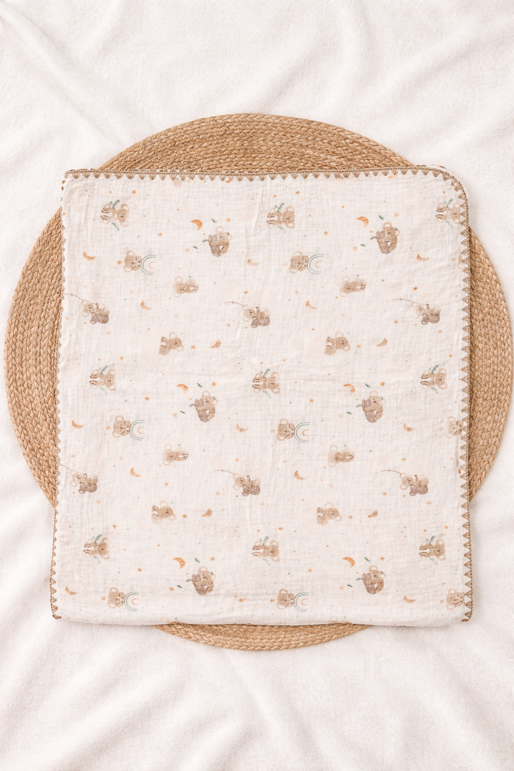 MoonBear Muslin Bubble Blanket