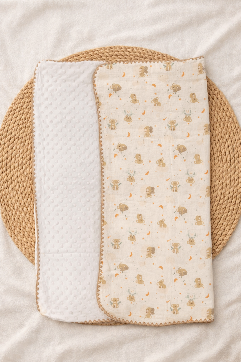 MoonBear Muslin Bubble Blanket