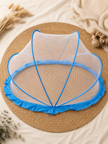 Premium Foldable Baby Mosquito Net-Blue