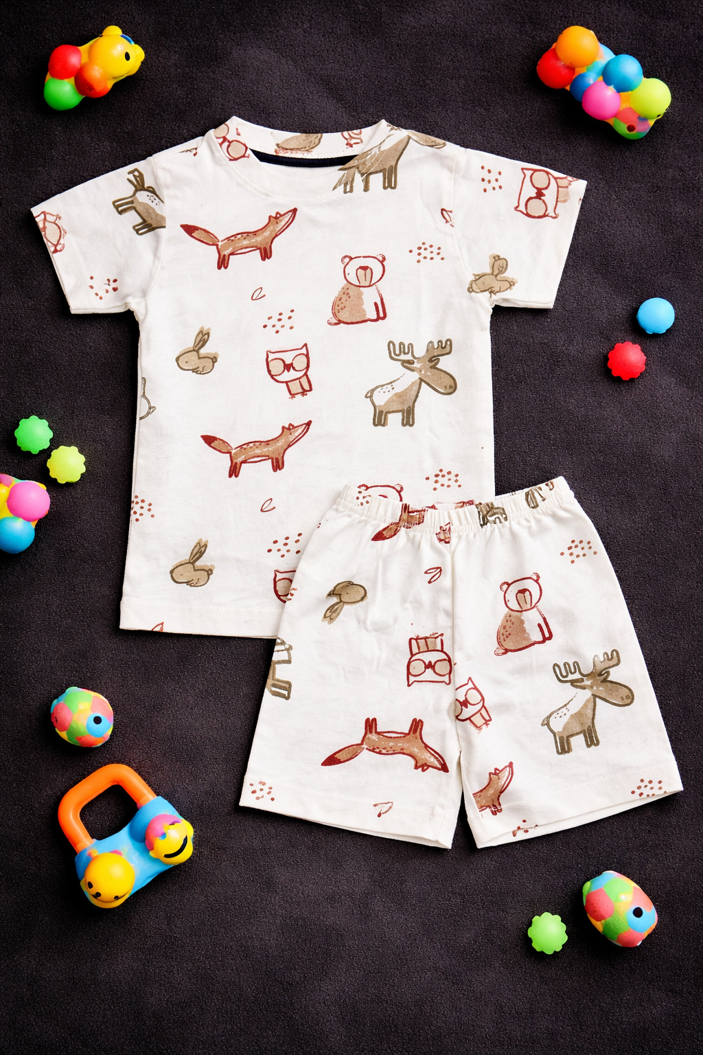 Woodland Print Organic Cotton Co-Ord Set (1 to 5 Years)