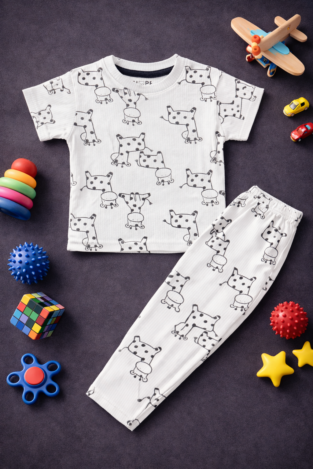 Happy Pals Baby Co-Ord Set (6 Months to 3 Years)