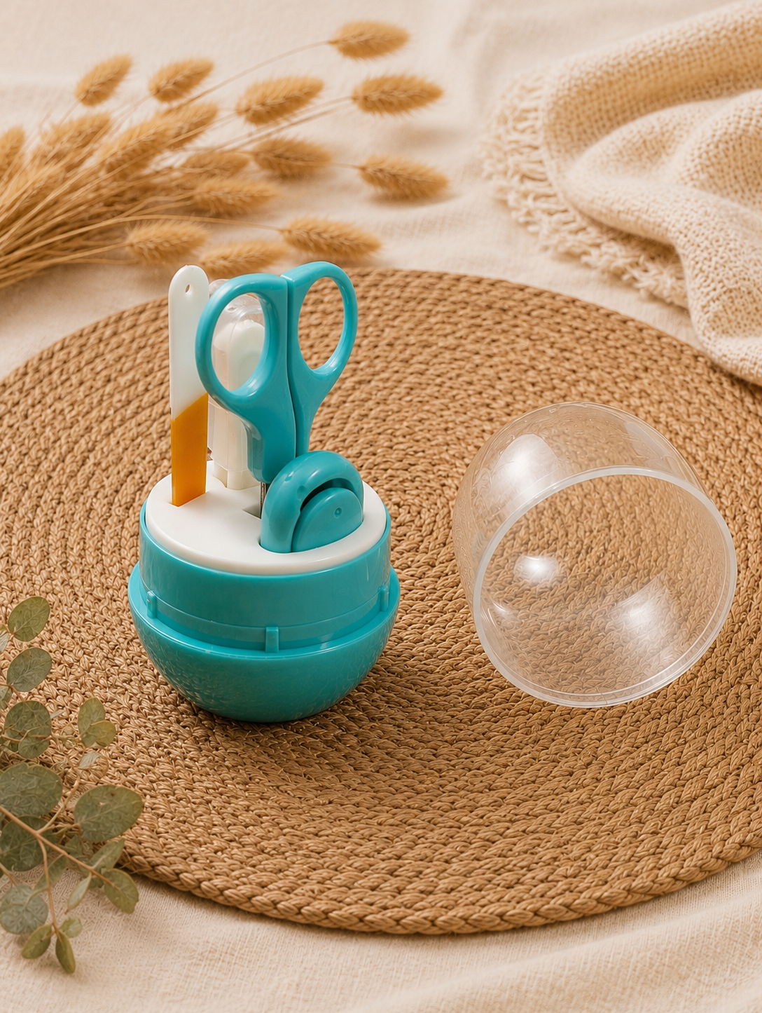 Baby Grooming Set -Aqua Blue Nail Cutter
