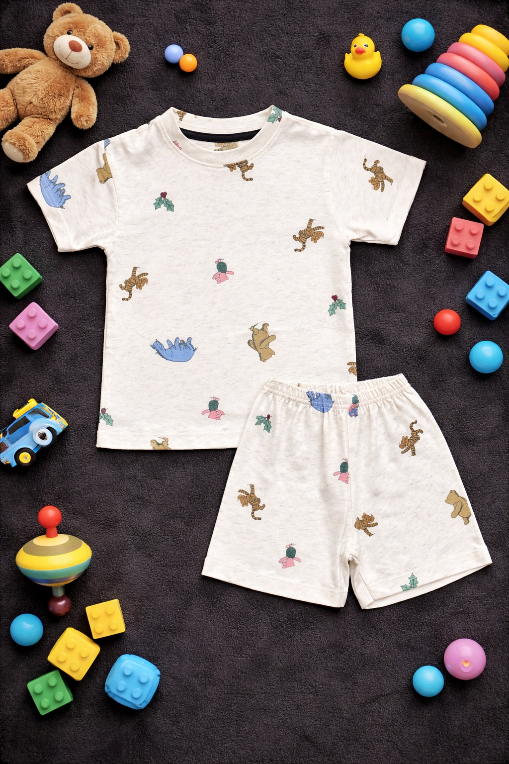 Mini Animal Print Cotton Baby Co-Ord Set (6 Months to 3 Years)