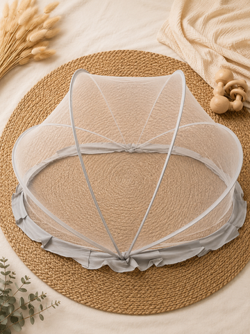 Premium Foldable  Baby Mosquito Net - Grey