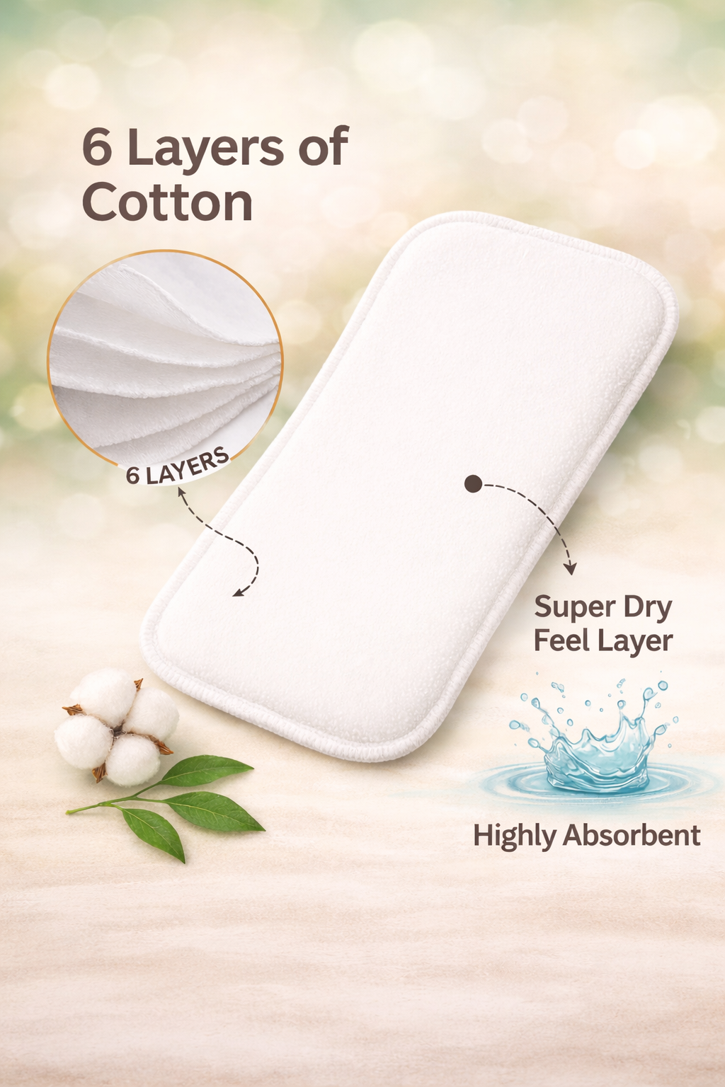 Premium Reusable Cloth Diaper | Randomly