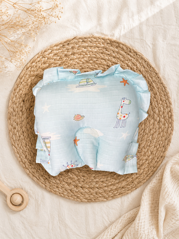 Blue Muslin Head Shaping Pillow