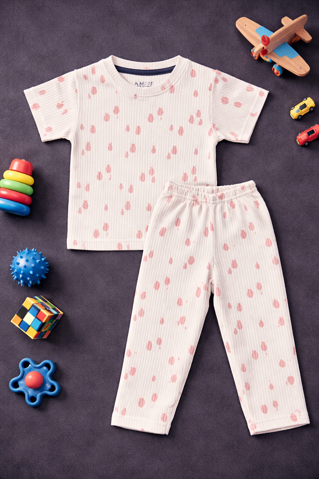 Peach Drop Baby Co-Ord Set (6 Months to 3  Years)