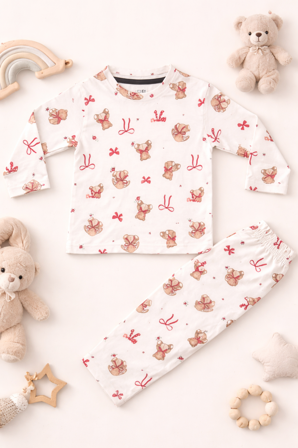 Teddy Bear Print Baby Co-ord Set (1 to 5 Years)