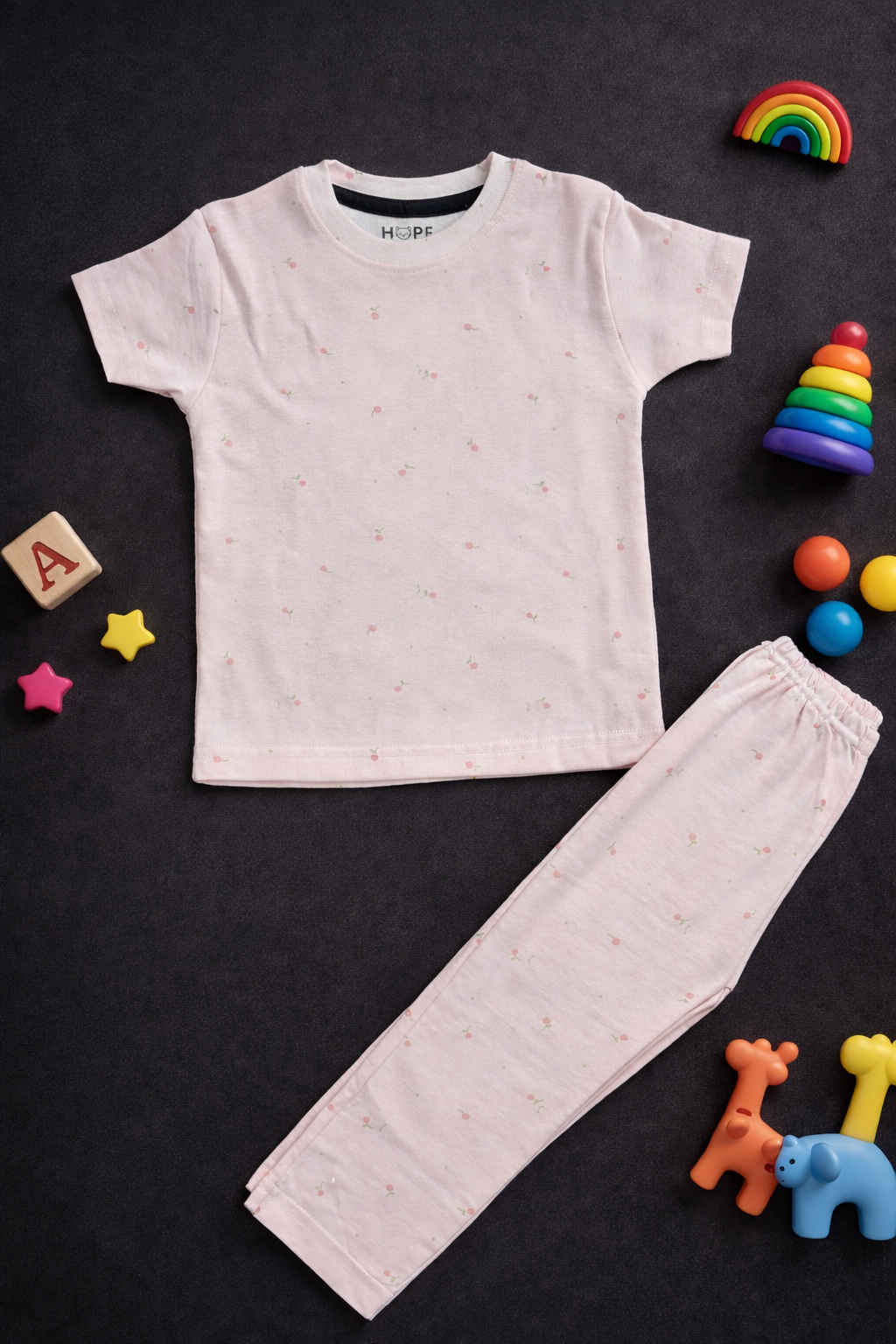 Minimal Floral Print Baby Co-Ord Set (1 to 5 Years)