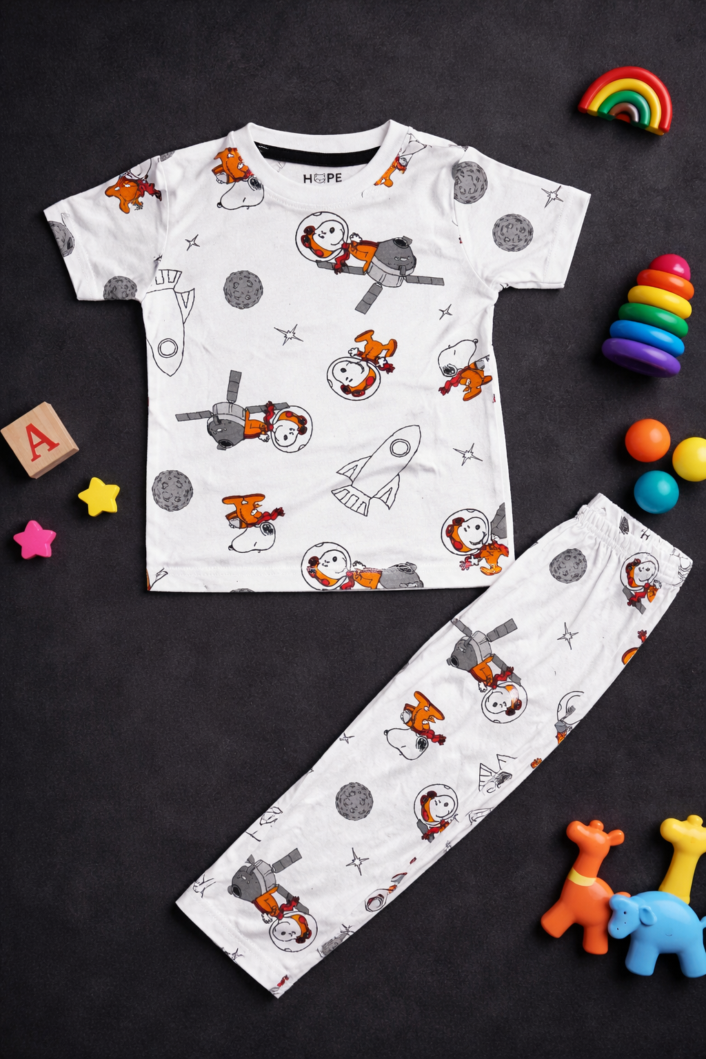 Space Print Cotton Baby Co-Ord Set (1 to 5 Years)