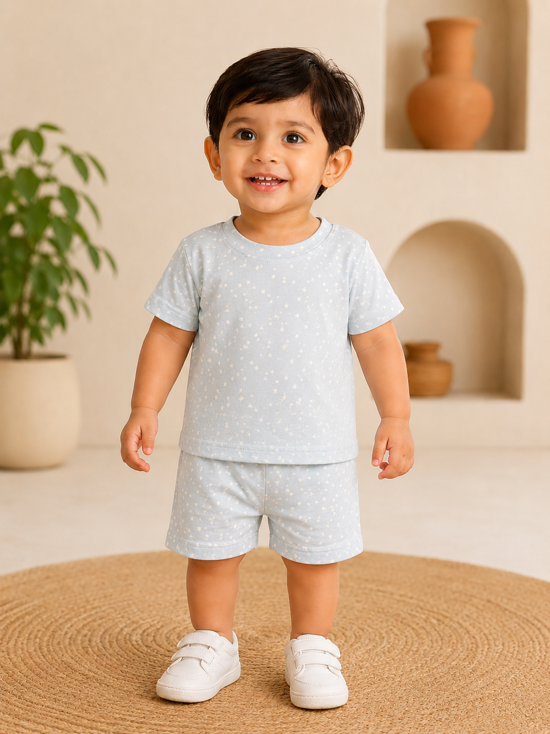 Twinkling Stars Shorts Sets (1 Years  to 5 Years)